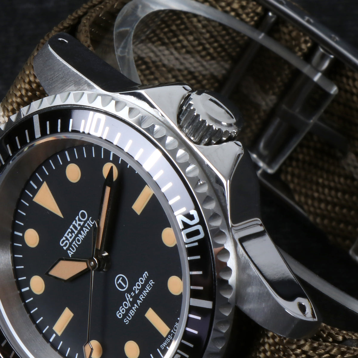 Custom Seiko Vintage Mod Watch